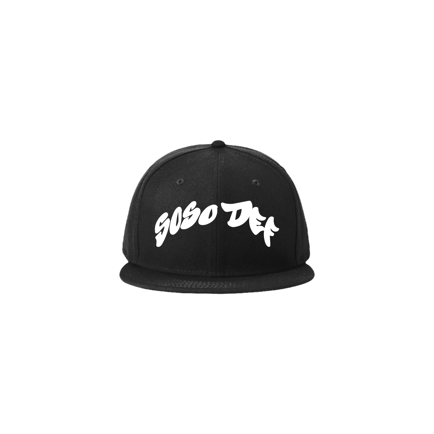 So So Def Recordings Black Embroidered Hat